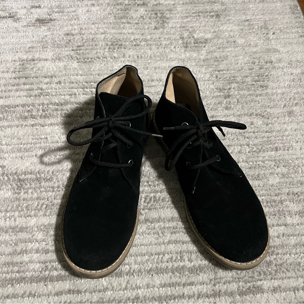 Black Michael Pasinkoff kids leather shoes size 6